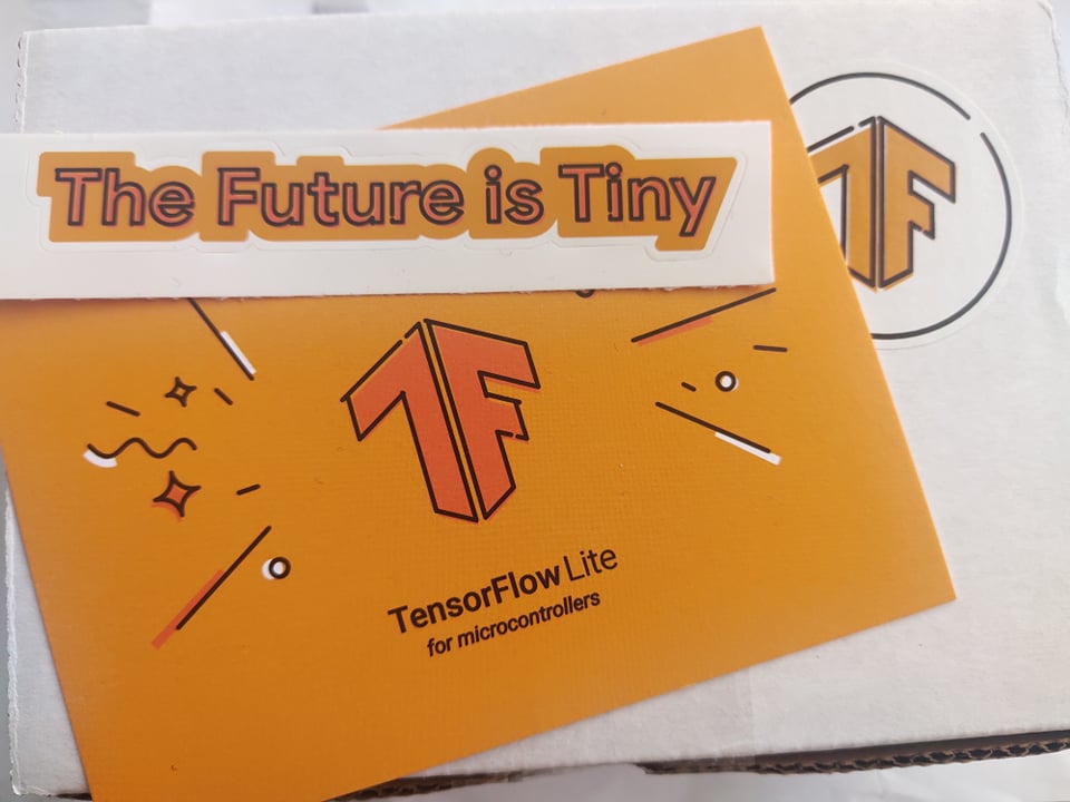 Today, I am really happy, as I received a gift from Google I/O 2021. Finally, I have a kit to continue the challenge from Tensorflow for microcontrollers. . Many thanks to @petewarden, @TensorFlow  and especially to @sparkfun 😍.

#googleio2021 #TensorFlow  #tinyml  #SparkX