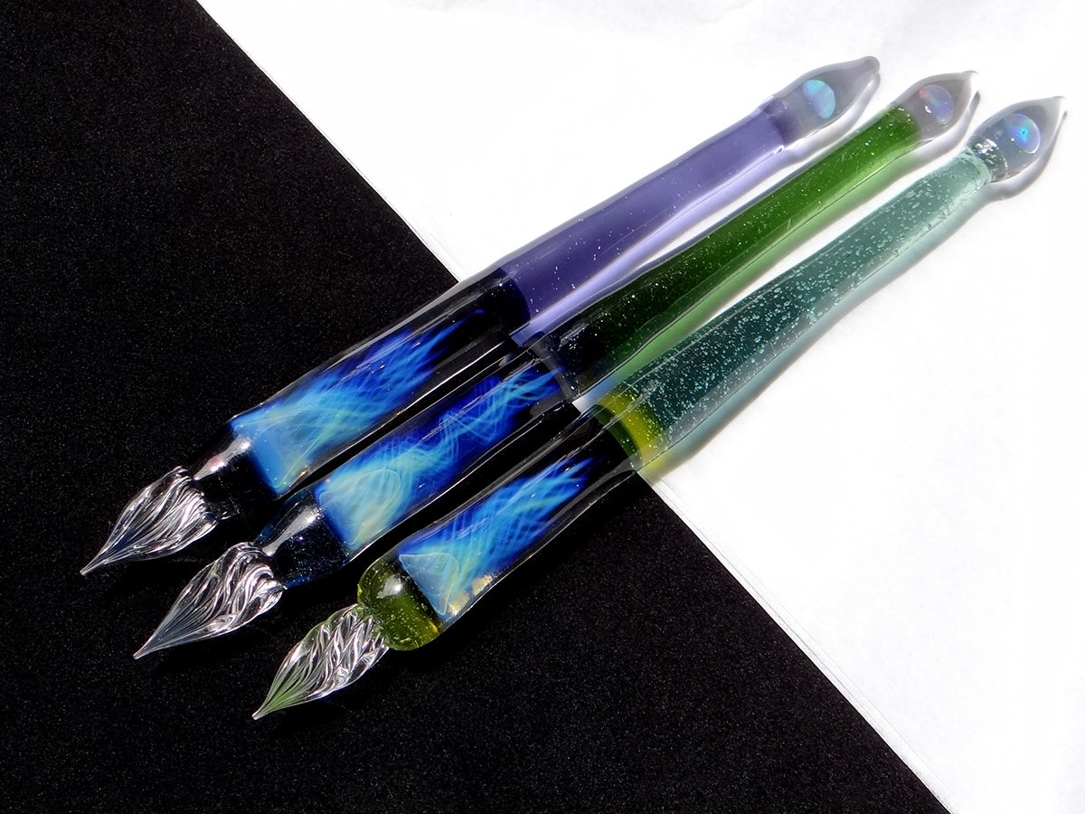 Synchronicity Glass Art 太田龍 ガラスペン うねり