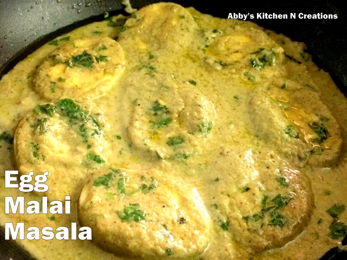 Abbyscreation's tweet image. Egg Malai Curry | Egg Malai Masala - Easy Egg curry in a creamy gravy !
Full Recipe here - lnkd.in/gskrjmt

#eggs #eggcurry #Recipe #homecooking #easyrecipe #recipeblog #indianfood #MondayMotivaton #eggday #Cooking #mondaythoughts
