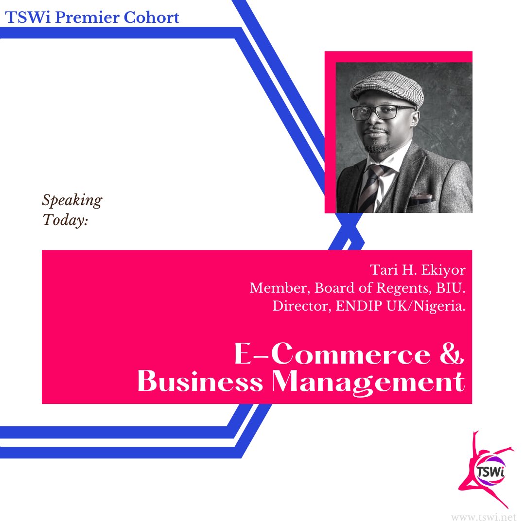 We’re #live today with session 5 at 6pm WAT

@PastorTariTalks will teach on #ecommerce and #businessmanagement 

#day5 #mondaymood #womenwhorule #womenwhotakecharge #womenwhotakethelead #womeninecommerce #femaleentrepreneurs #femalebusinessowners #womenwhoinvest #womeninbusiness