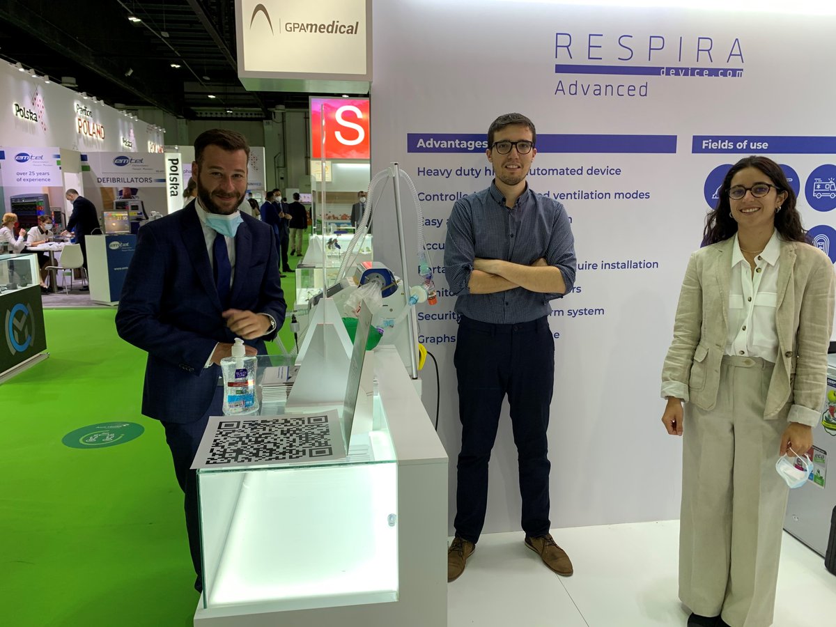 gpaseabots's tweet photo. From June 21 to 24, #GPAMedical will be attending #ArabHealth2021, in #Dubai. 🏥 Stop by booth number H2.B16 and discover more about #RESPIRA, the first high-performance invasive #ventilator based on the automation of a manual resuscitation device. #Arabhealth #medicaldevices https://t.co/zWq1GxWbCr