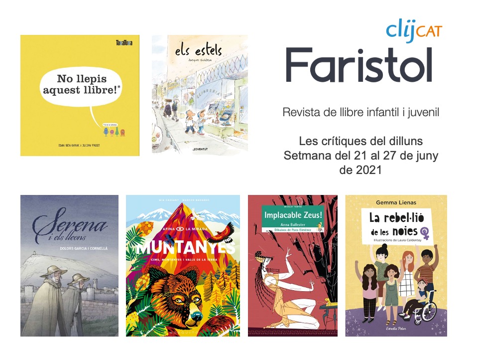 Avui l'estiu entra per la porta, acompanyat de ganes de vacances i de lectures per anar rebaixant el ritme. Una molt bona manera de dir adéu a un curs complicat i estrany!

clijcat.cat/faristol/

<a href="/Takatukallibres/">Takatuka</a> <a href="/EdJuventud/">Editorial Juventud</a> <a href="/Ed_Cruilla/">Editorial Cruïlla</a> <a href="/Mosquito_Books/">Mosquito Books BCN</a> <a href="/bromera/">Bromera</a> <a href="/llibresjoves/">Estrella Polar Editorial</a>