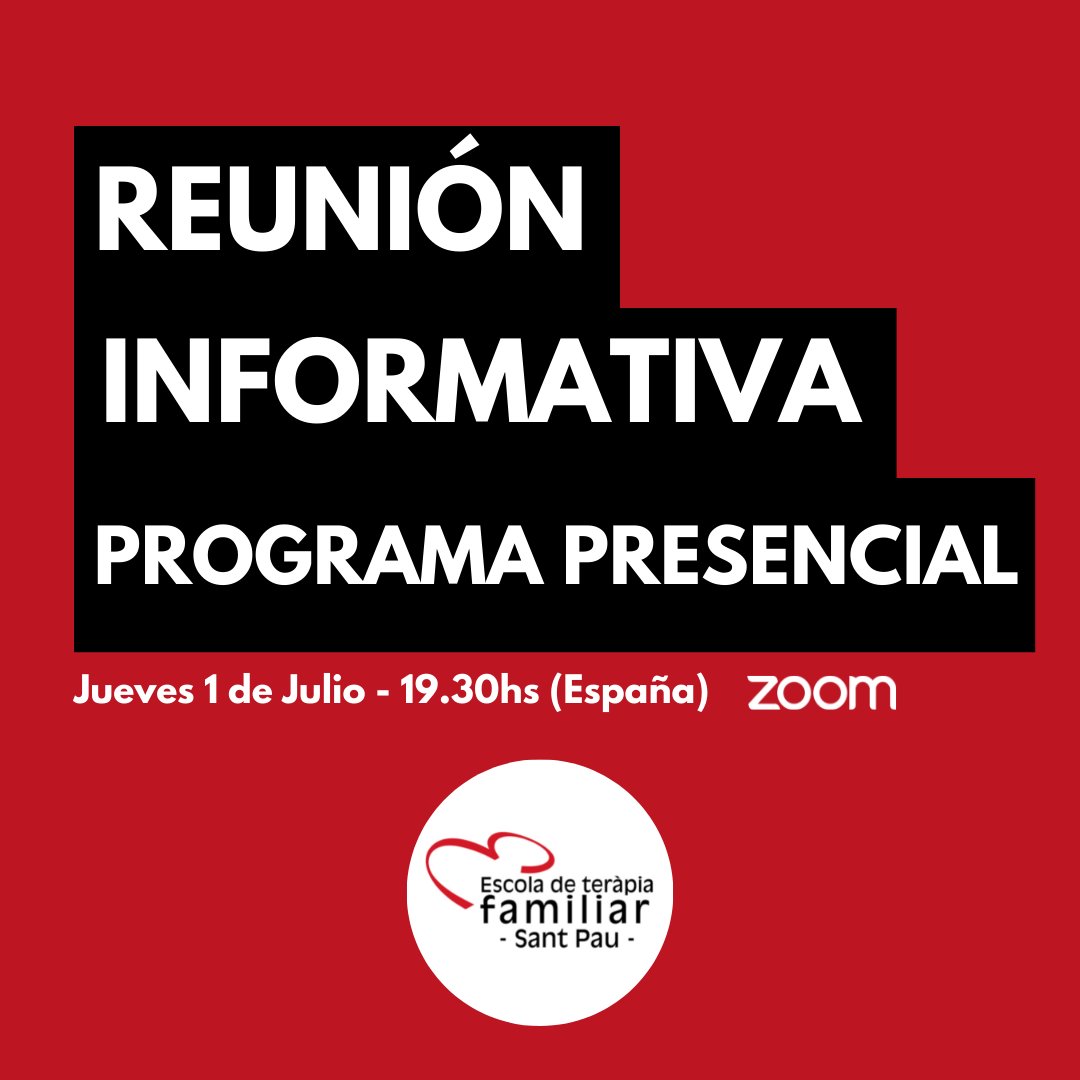 👩🏽‍🏫 REUNION INFORMATIVA SOBRE NUESTRA FORMACIÓN PRESENCIAL 👨🏻‍🏫
.
❓ ¿En qué consiste nuestra formación? ¿Horarios? ¿Días? ¿Cuál es el contenido del plan de estudio?

Para inscribirte, escribe a info@etfsantpau.com