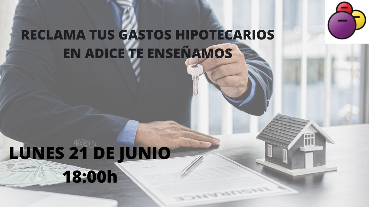 CJusticieros's tweet photo. #consumidores, ¿Sois de los que tenéis una #hipoteca y os ha cobrado el #banco #caja todos los #gastoshipotecarios? ¿Sabéis que podéis #reclamarlos?
Infórmate con @adicae
🗓️ #21junio 
⏰18:00
🔗 https://t.co/LjlreGHmyi
¿Vas a regalar tu #dinero a tu #banco? https://t.co/kVKY3cTbrW