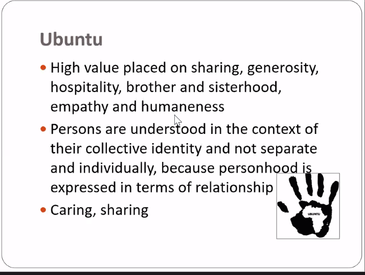 We are loving the #ABCD focus of Dr Hanna Nel's presentation at @wcdc2021 - 2021 World Community Development Conference Ubuntu explains it all beautifully @IACD_global International Association for Community Development - IACD