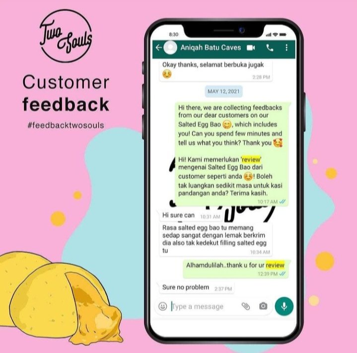 saltedeggbao's tweet photo. Alhamdulilah honest review from our customer https://t.co/bkXx0QZi6v