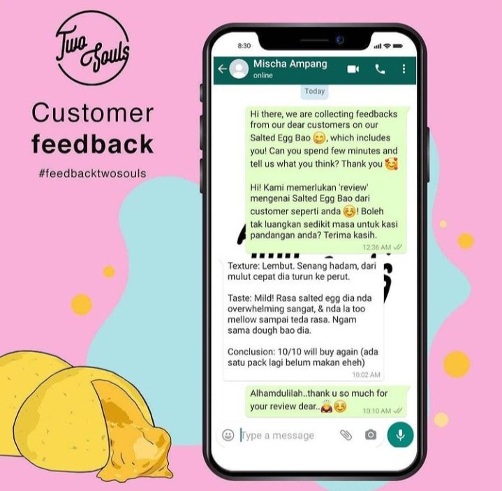 saltedeggbao's tweet photo. Alhamdulilah honest review from our customer https://t.co/bkXx0QZi6v