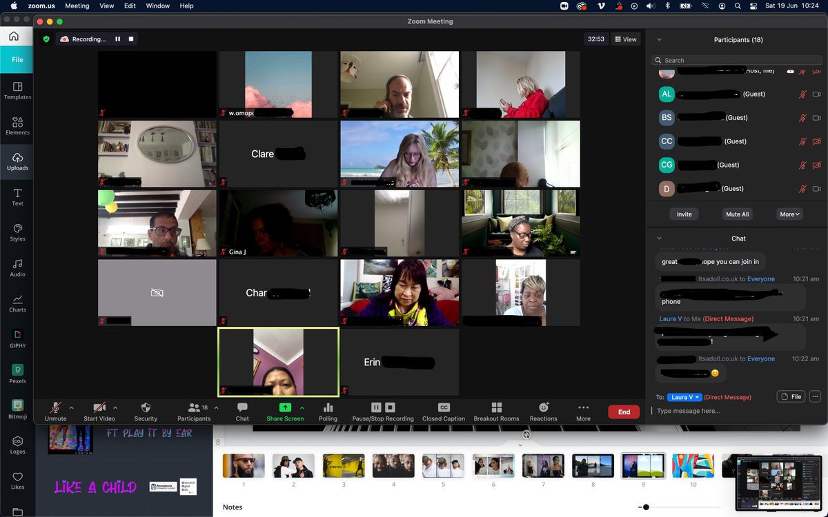 Our last Smartphone course until the next academic year. A very responsive 18-strong cohort willing to take onto their camera secrets! <a href="/_byAccident/">byAccident</a> <a href="/RavensbourneUK/">Ravensbourne University London</a> #smartphonephotography #camera #Course #zoom