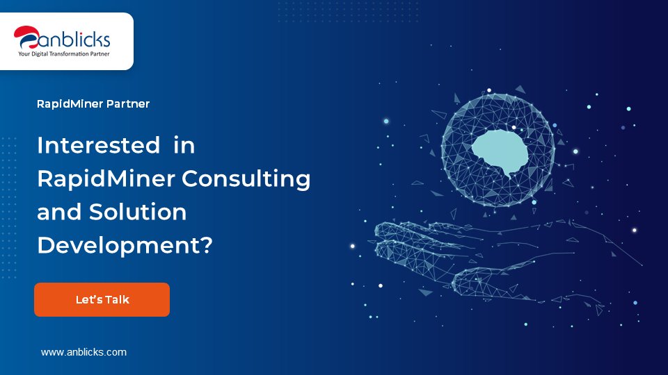 anblicksHQ's tweet image. As a global partner to @RapidMiner, we are offering #Consulting, #SolutionDevelopment and Support by uniting data prep, #machinelearning and #predictivemodel to drive revenue and reduce costs. hubs.la/H0Q4qlK0