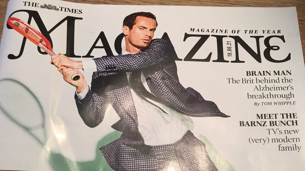 rachaelsansom's tweet photo. Proud to have snagged the front page of this week's @TheTimes on Saturday mag for @AmexUK 's partnership with Andy Murray talking about the Championship Rally backed by @AmexUK
#redhavas_uk #havas #redsters https://t.co/BrmHbzuTMe