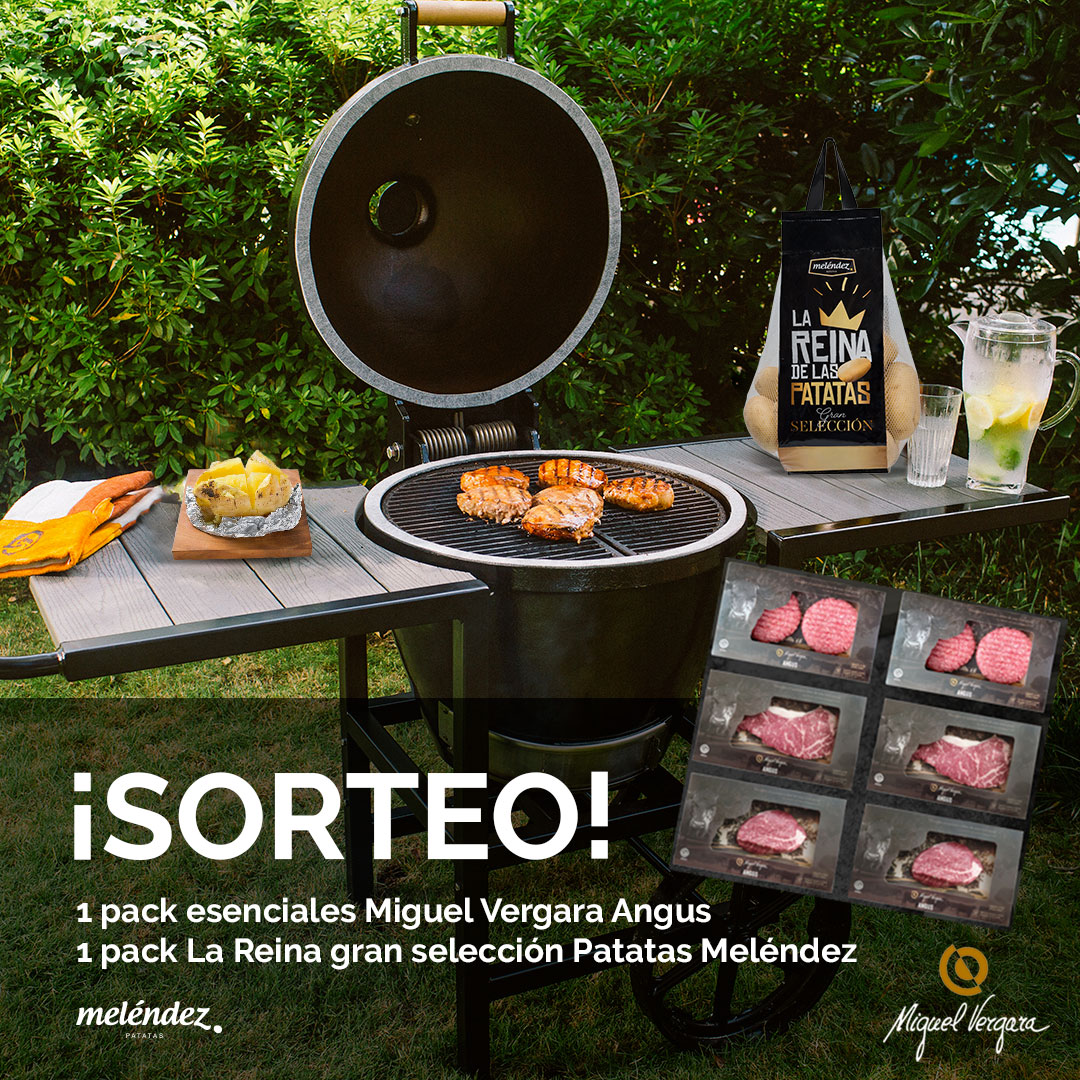 GMiguelvergara's tweet photo. ¡Comienza el verano ☀️! ¿A quién no le apetece disfrutar de una súper barbacoa de la mejor carne 🥩 y las mejores patatas asadas? 
¿Cómo participar?
🥩Sigue a @MelendezPatatas y @GMiguelvergara
🥩Comparte (RT>Citar tweet) y menciona a tus compañeros de barbacoa.
PREMIOS Y BBLL⬇️ https://t.co/FMBzOK9pGk