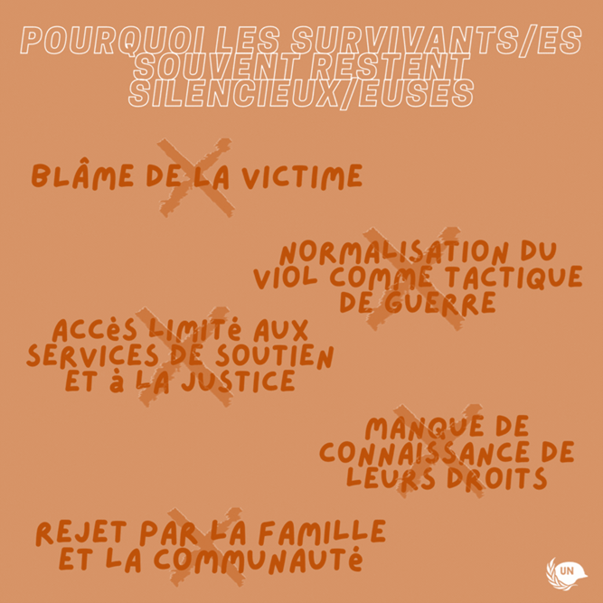 UN_MINUSMA's tweet photo. Les survivantes de #VSLC sont souvent condamnées au silence.
Mettons fin au rejet et au blâme des victimes, la honte doit changer de camp !
@endrapeinwar #stopSVC https://t.co/uqT3K8QJfz
