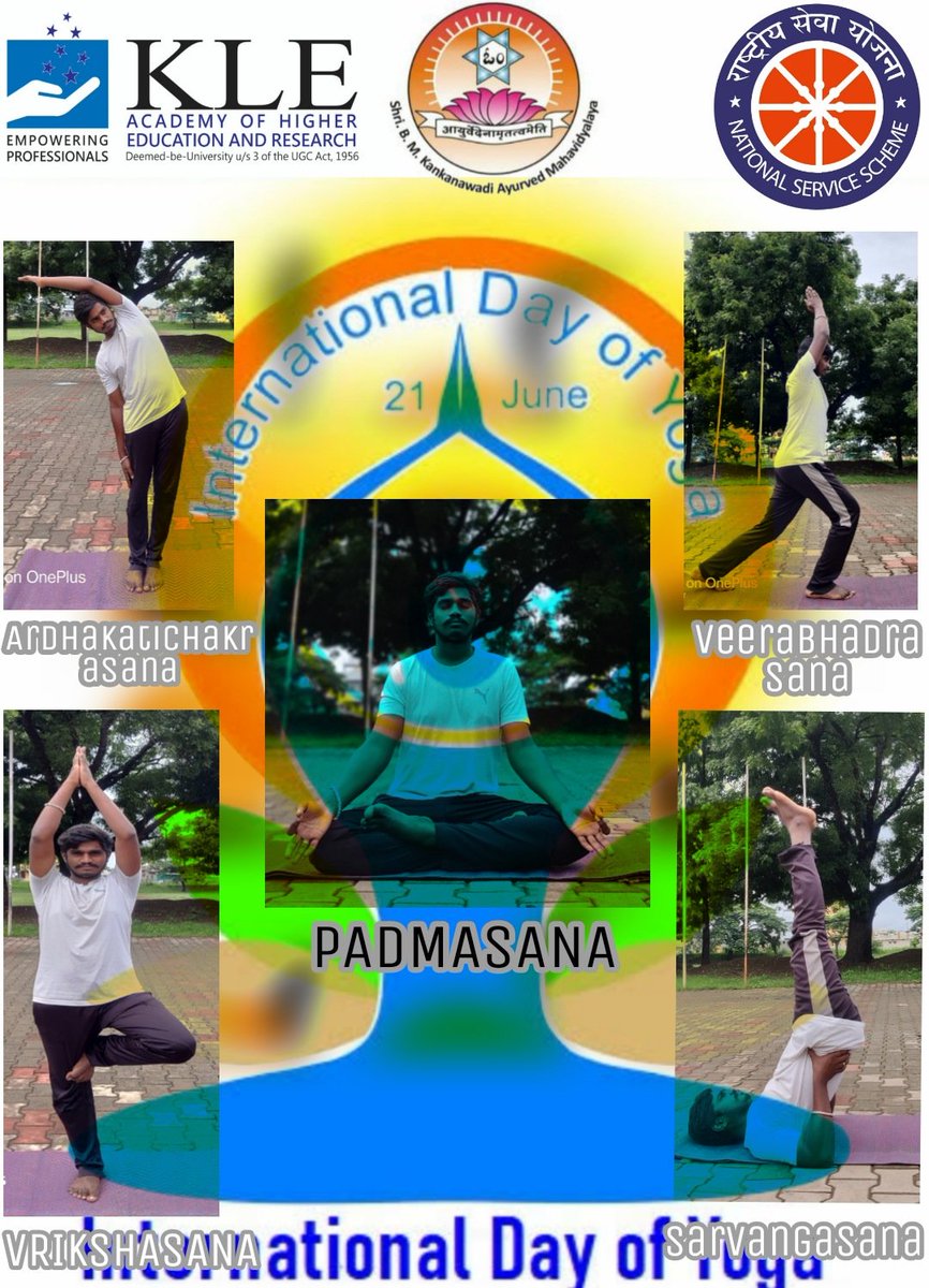 SagarChilad's tweet photo. INTERNATIONAL DAY OF YOGA
#BeWithYogaBeAtHome #YogaDay2021 #Ayurveda #YogaForAll #YogaForHealth https://t.co/dIAUu4Be0p