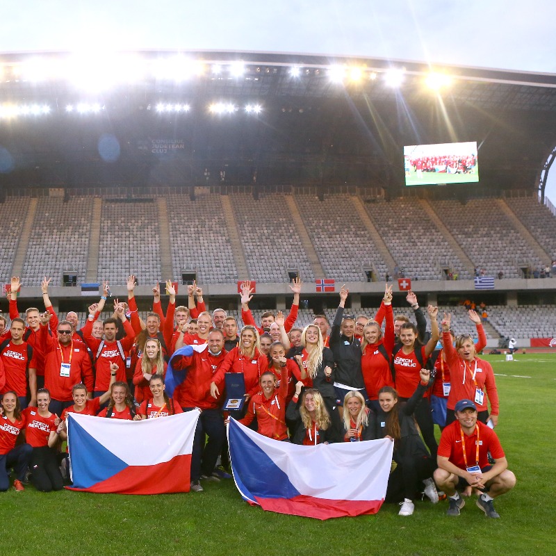 EuroAthletics's tweet photo. Czech Republic 🇨🇿 topped the standings at the European Team Championships First League in Cluj-Napoca! 🏆
#ETCH2021