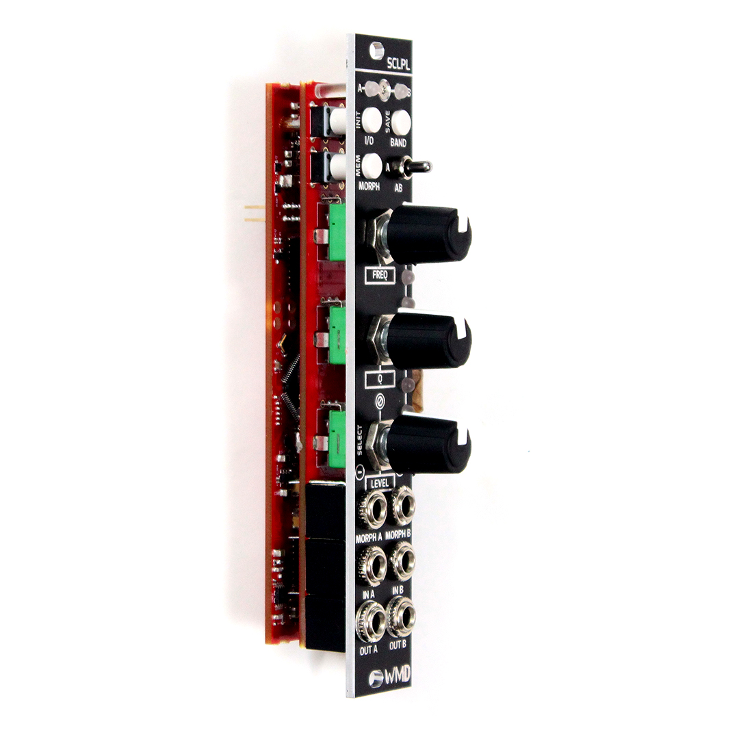 MatttechModular's tweet photo. Get precise with the @wmdevices SCLPL Stereo 5-Band Voltage-Controlled Digital EQ / Morphing Filter module. Back in stock now, along with a whole host of other tasty WMD products that we will address in due course :) https://t.co/L0yJaKZwCf #eurorack #modularsynth #wmdevices https://t.co/a5OagPDVWf