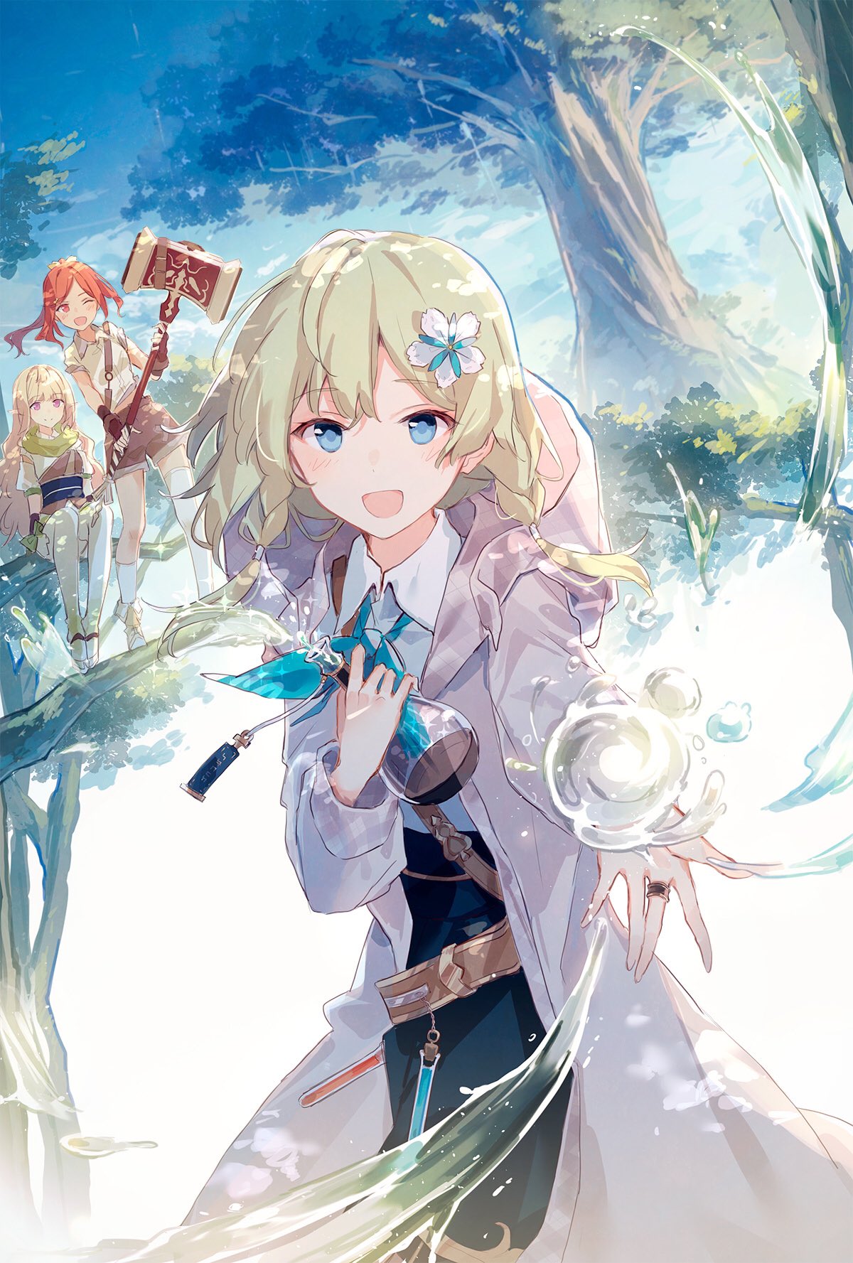 Yocco 王都の外れの錬金術師コミック２巻4 27 書籍４巻5 9 幼女無双2巻5 13発売 Al Twitter 7 9発売 カドカワbooks 王都の外れの錬金術師 ２ ハズレ職業だったので のんびりお店経営します 著 Yocco イラスト 純粋 純粋先生の