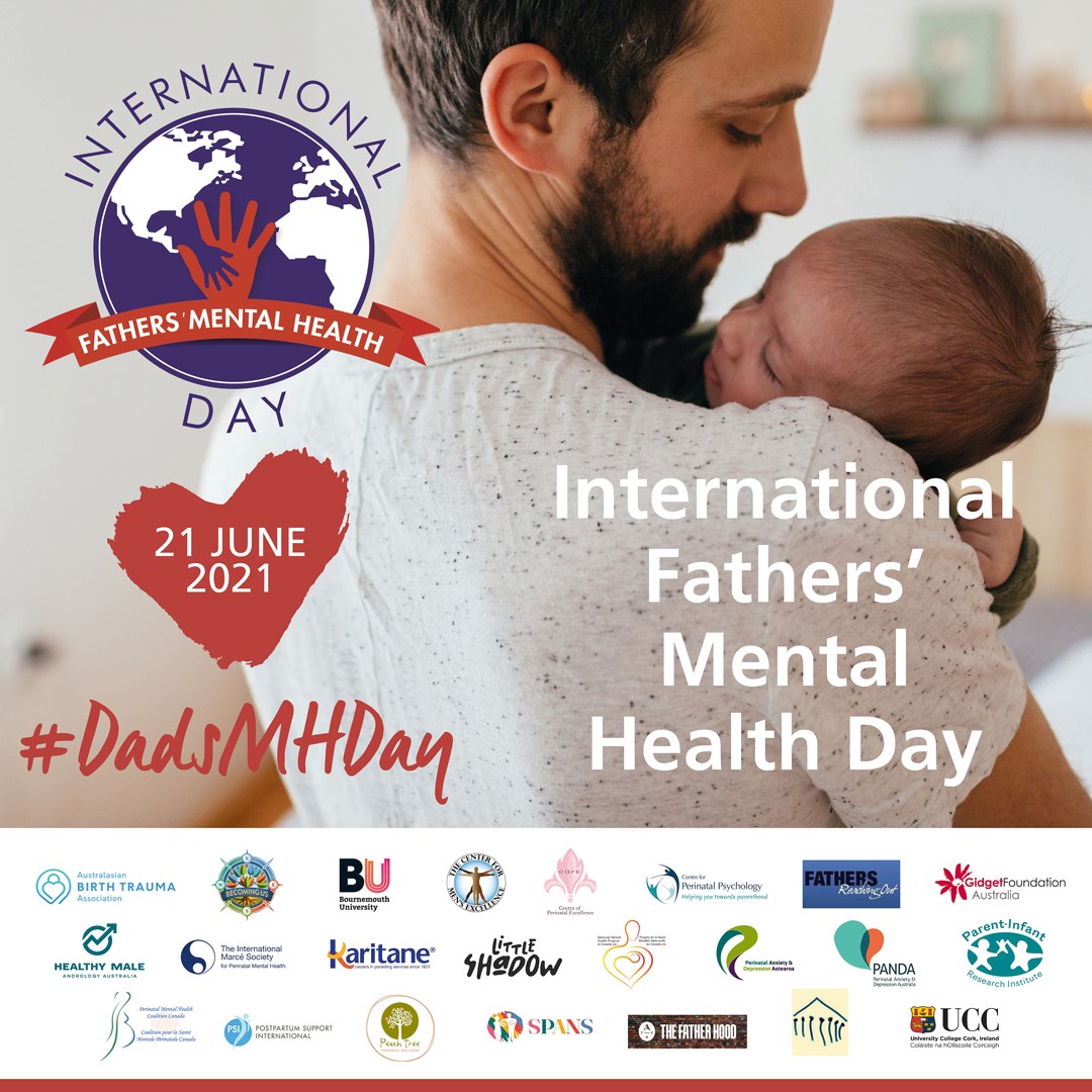 It's International Fathers' Mental Health Day, raising awareness about fathers' #mentalhealth. 10% of new dads experience paternal postpartum depression and need access to help &amp; support. Visit the IFMHD website for info bit.ly/3vKip71 
#DadsMHDay #westkent