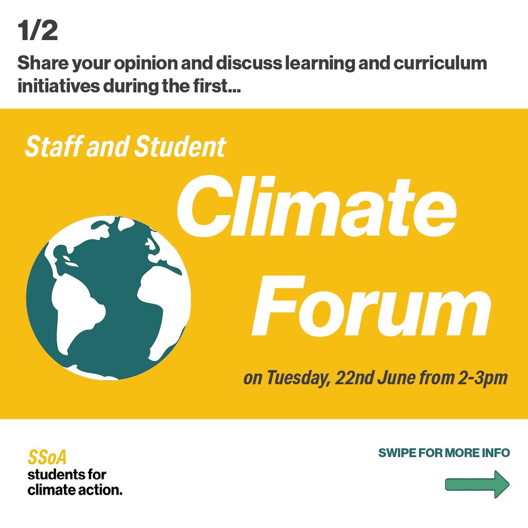 SSoA Students for Climate Action tweet media