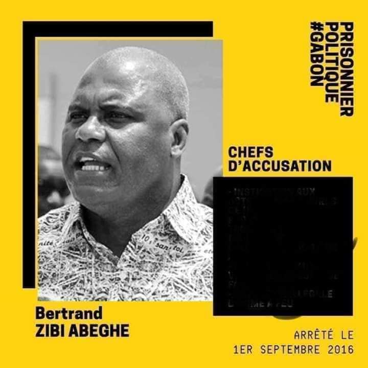 Akewa7's tweet photo. #Gabon #Dictatorship Mon 21/06/2021 libérez les #PrisonniersPolitiques

#BertrandZibi 1749 days

#BallackObame 884 days

#JeanBoscoBougounmou 304 days

#ConstyOndo 319 d

#GeraldAgaya 314 d

#MerlinElla 294 d

#CrepinDiecket 127 d

@UNHumanRights
@UN_News_Centre
@SABCNews
@afpfr https://t.co/kkmKqv1VBx