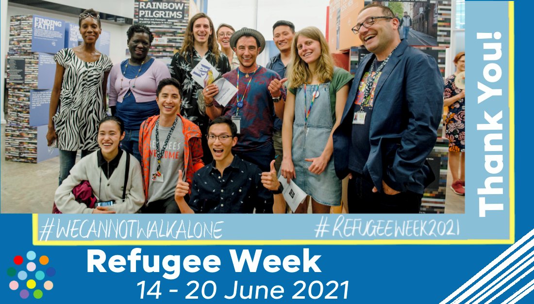 🎉We did it!

Seven days of sharing, celebrating, taking action and walking together.

Huge respect to everyone who made #RefugeeWeek2021 amazing. We’re honoured to be part of this incredible movement.

And the walk continues! Reply to share what you'll be taking with you...