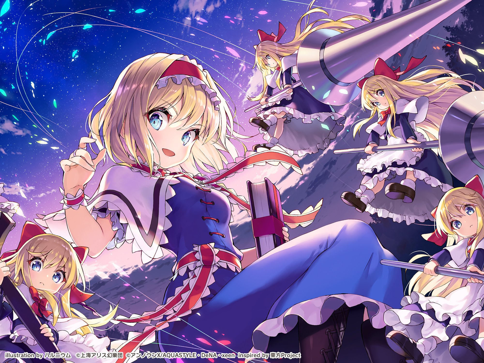東方ダンマクカグラ 好評配信中 七色の人形遣い アリス マーガトロイド ミタマカード紹介 イラスト ハルニウム ダンカグ T Co Ra2zxgtnoj Twitter