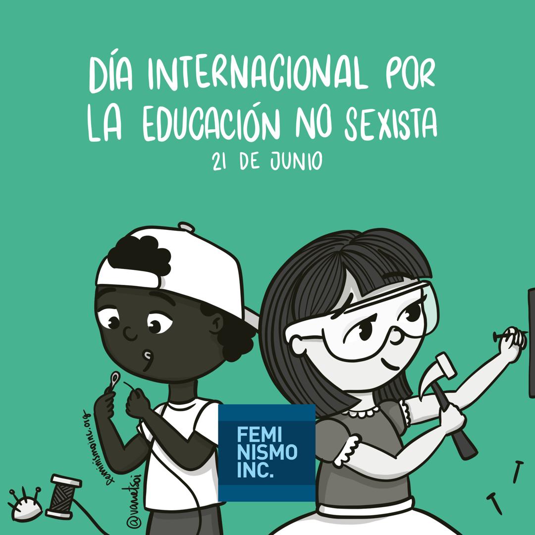 FeminismoINC's tweet photo. Desde hace 31 años cada #21Jun se celebra el Día Internacional por la #EducaciónNoSexista. Esta efeméride #feminista tuvo origen gracias a la Red de Educación popular entre mujeres (#REPEM) en #Paraguay quienes buscaban promover el derecho a la educación de las mujeres. 🧵👇🏽 https://t.co/10kW0kwf5c