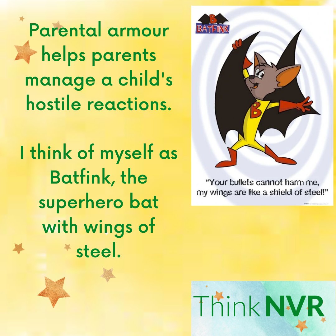 ThinkNVR's tweet photo. Don't take words personally. Protect yourself with parental armour. 
#parents #parenting #trauma #violence #aggression #controllingbehaviour #family #love #children #teens #tweens #NVR #fostering #adoption #connection #help #dad #mum #raisingchildren #intentionalparent https://t.co/aYlmFfzmBZ