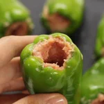 レンチンで完成!偏食魔王のお子さんも完食したピーマンの肉詰め!