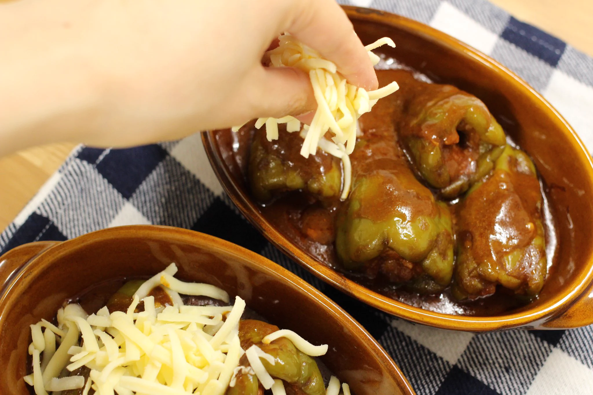 レンチンで完成！偏食魔王のお子さんも完食したピーマンの肉詰め！