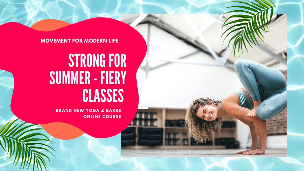 Today is the launch of our new #yoga course #strongforsummer! Fun and fiery classes to invigorate and strengthen. 
movementformodernlife.com/challenge-stro…
#summer #solstice #summeryoga #yogastrong