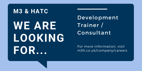👀We're hiring👀

M3 &amp; HATC are looking for an experienced development practitioner to deliver training courses &amp; procedures, interim management &amp; consultancy

Open to FT or PT as part of a job share 👩🏽‍💻🧑🏾‍💻

Apply now: m3h.co.uk/company/careers

#jobs #socialhousing #consultant