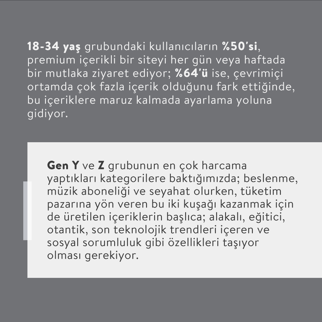 tooplaytr's tweet photo. Dünya nüfusunun %41'ini oluşturan 25 yaş altı Gen-Y ve Gen-Z kuşağının tercihleri sektörü nasıl etkiliyor? Cevabı TooTrends’te! 👀
#tooplay https://t.co/PXxxJTXnTg