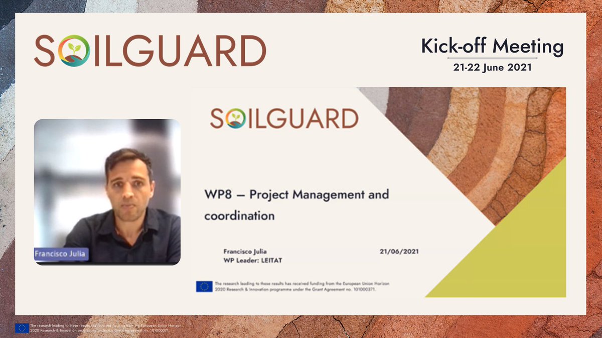 SOILGUARD_H2020's tweet image. @Leitat will be responsible for Project Management and coordination within the #SOILGUARD project.

💬 Francisco Julia presents an overview of the critical #objectives within #WorkPackage 8!

@Leitat @EU_H2020
