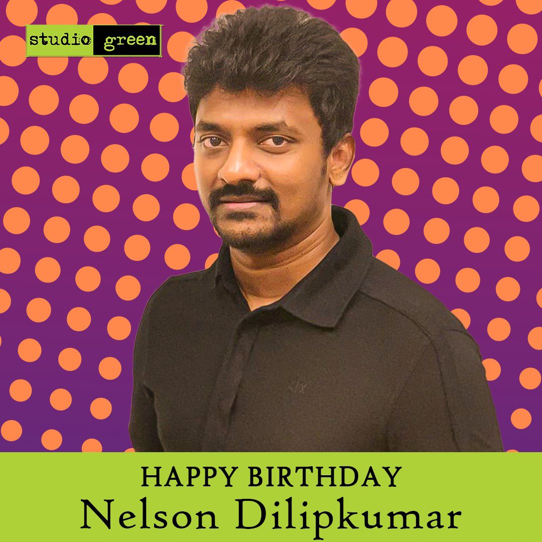 Wishing Filmmaker Nelson Dilipkumar, a very Happy Birthday 💐💐💐 Best Wishes for #Thalapathy65 

From team @StudioGreen2 @kegvraja
 
@Nelsondilpkumar #HBDNelsonDilipkumar #HappyBirthdayNelsonDilipkumar #NelsonDilipkumar #StudioGreen #KEGnanavelRaja