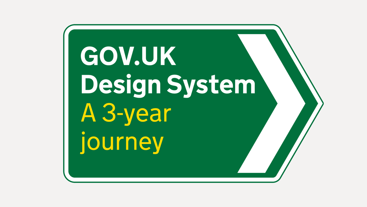 GOV.UK Design System. A 3-year journey.