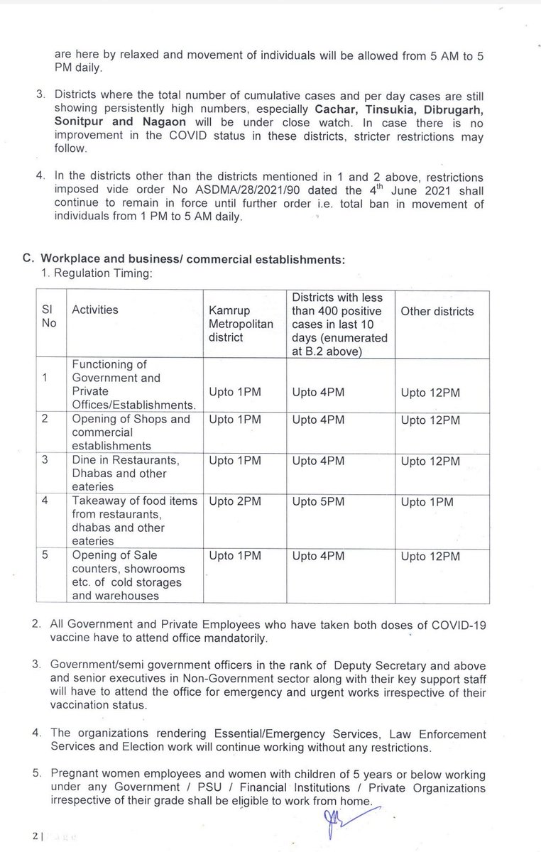 mygovassam's tweet photo. Govt of Assam extends existing lockdown guidelines untill further notice. Additionally, lockdown guidelines have been eased in eight districts in view of improving #COVID19 situation. https://t.co/V4E3JqMXX0