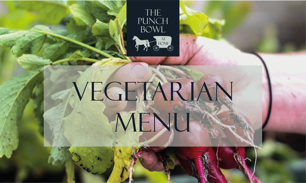 Did you know that The Punch Bowl at Home has a vegetarian menu? Available to order with nationwide delivery each week! To find out the menu details, or place your order, please head over to our website 
the-punchbowl.co.uk