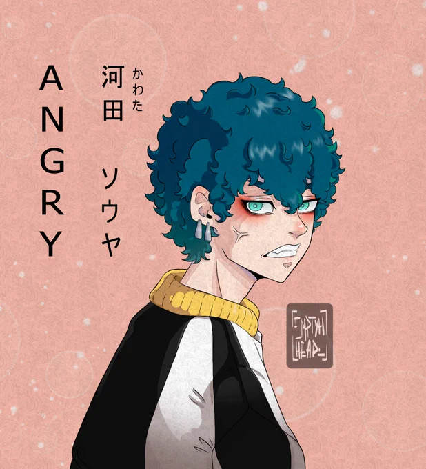 Angry &amp; Smiley#東卍FA #TokyoRevengersfanart 