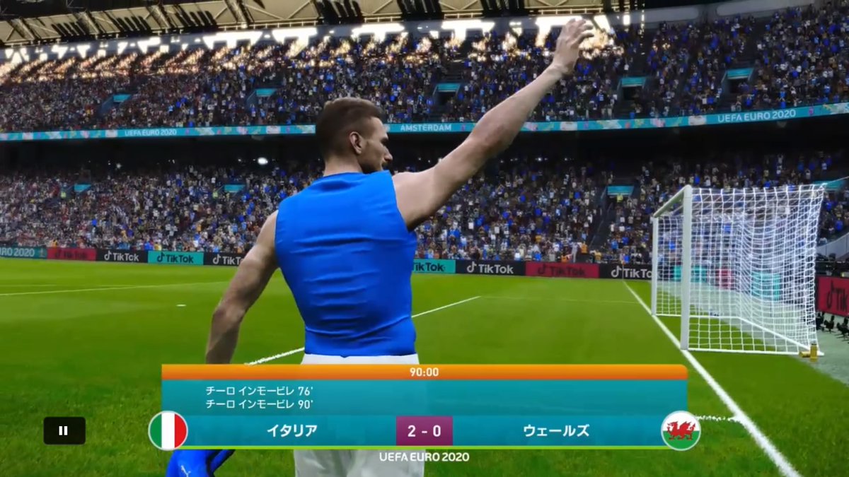 シーズンオフ Jr League Official 仮想euroグループa第２節 結果 順位表 最終節もインモービレが止まらない イタリア３連勝で突破 トルコが大逆転２位通過 ウェールズは３位で 他グループの結果待ちに Virtuaeuro