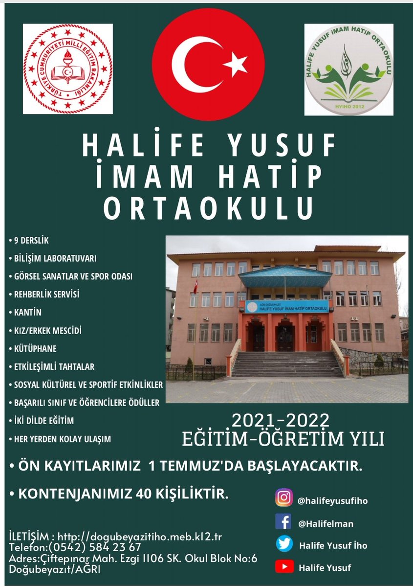 2021-2022 EĞİTİM ÖĞRETİM YILINDA SINIRLI KONTENJANIYLA OKULUMUZ YENİ ÖĞRENCİLERİNİ BEKLİYOR. <a href="/ihsankosen/">ihsankosen</a> <a href="/mfaruktekinn/">Mehmet Faruk Tekin</a> <a href="/BrgUgur/">Uğur Brg</a> <a href="/veysel052/">veysel gümüş</a> <a href="/FirdevsGengil/">Firdevs GENGİL</a> <a href="/yilmaznazif/">Nazif Yılmaz</a> <a href="/DBKaymakamligi/">Doğubayazıt Kaymakamlığı</a> <a href="/dogubayazitmem/">Doğubayazıt İlçe Milli Eğitim Müdürlüğü</a>