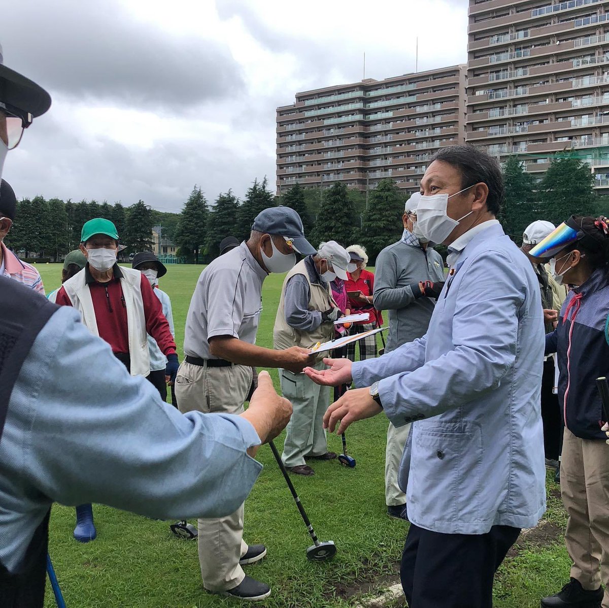 木村てつや Kimura Tetsuya 自民党衆議院議員 船橋市 先日 法典グラスポで行われたグランドゴルフ協会の大会にて 挨拶とお手伝いをさせて頂きました 船橋市 千葉4区 木村てつや きむてつ Gg