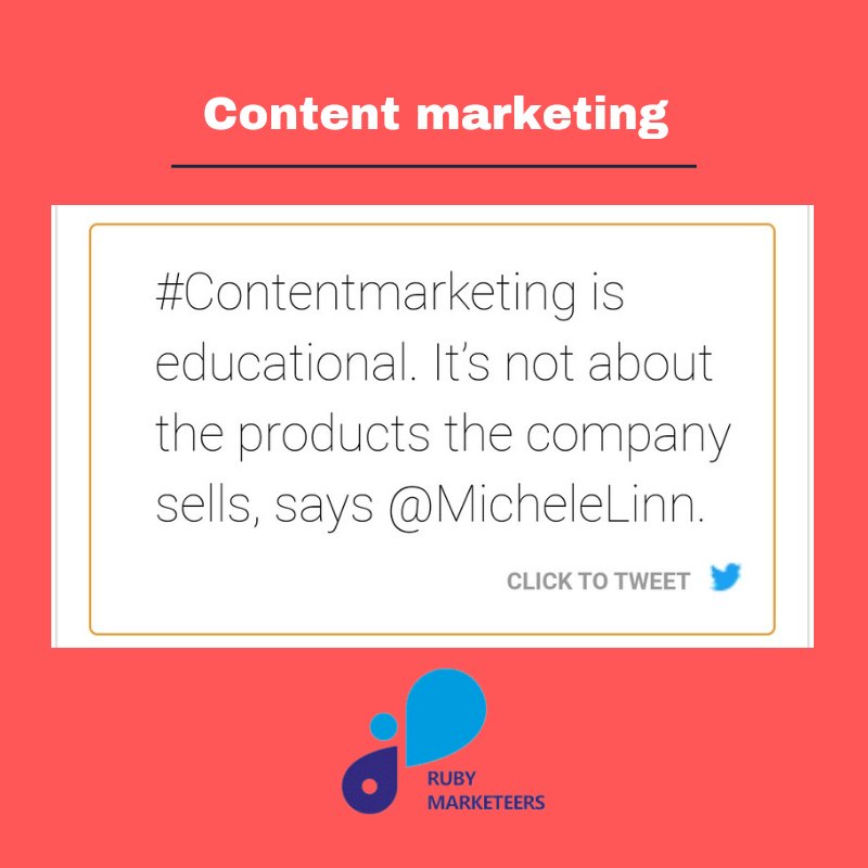RubymarketingUg's tweet photo. As a content marketer, it would be good if your audience thought of you as a favorite teacher.
Let people always come to you when they need trusted insights on a given topic
#RubyMarketeers #contentmarketing #DigitalMarketing https://t.co/at8PWouoyV