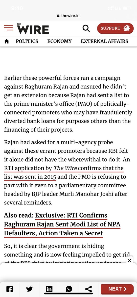 abhishe31908142's tweet image. the advice of ex rbi gov regarding bank privatization has been ignored knowing the impacts of corporate entry,this nexus of corporates and politics will destroy India now onus rests with unions #privatizationgoback ⁦@Bankers_We⁩  ⁦@rti_we⁩ ⁦@idesibanda⁩