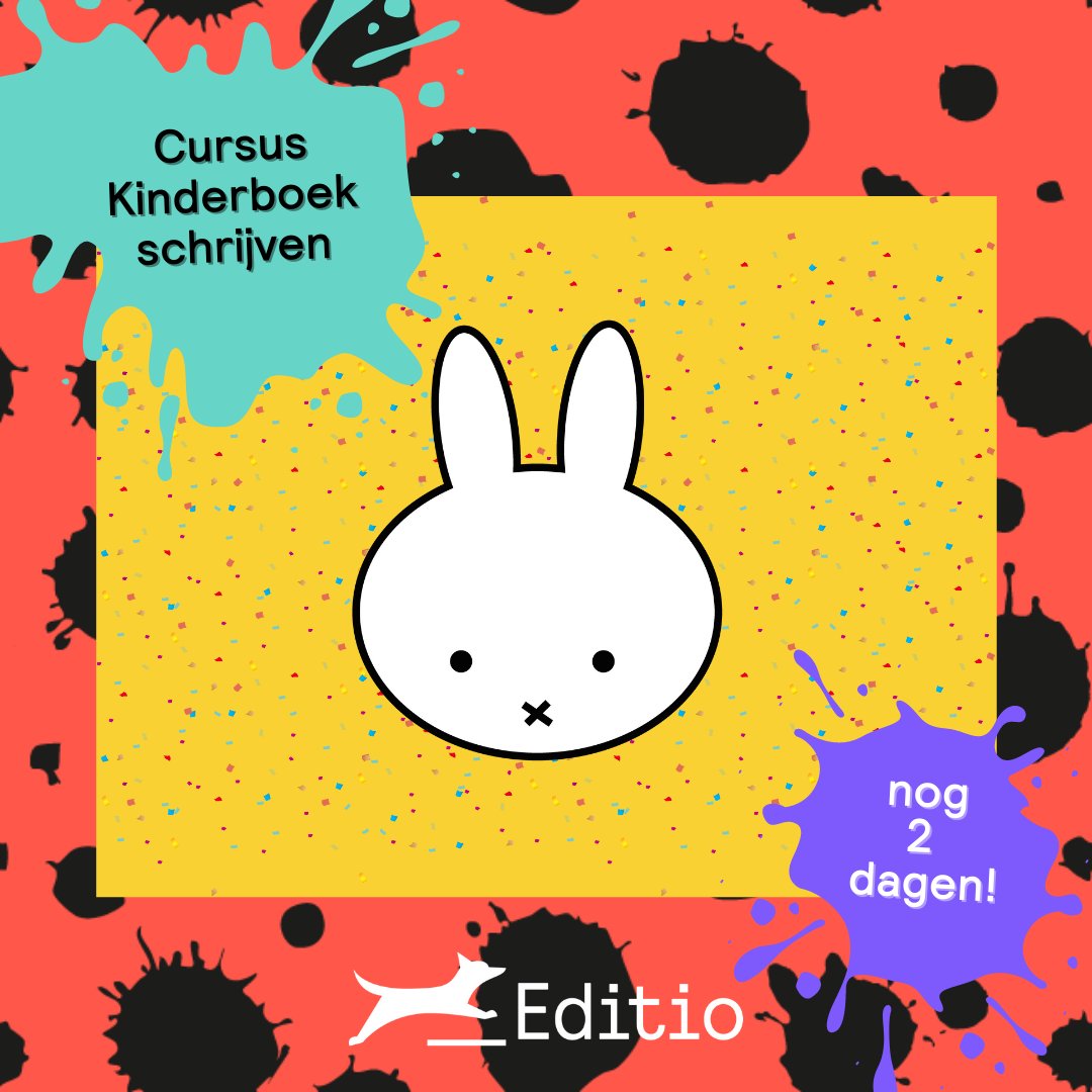 Hiep hiep hoera, vandaag vieren we de verjaardag van nijntje! Is een kinderboek schrijven ook jouw droom? Aanstaande woensdag 23 juni start de cursus Kinderboek schrijven. Aanmelden kan via: editio.nl/schrijfcursus/…

Wat is jouw favoriete kinderboek? 

#kinderboeken #schrijven