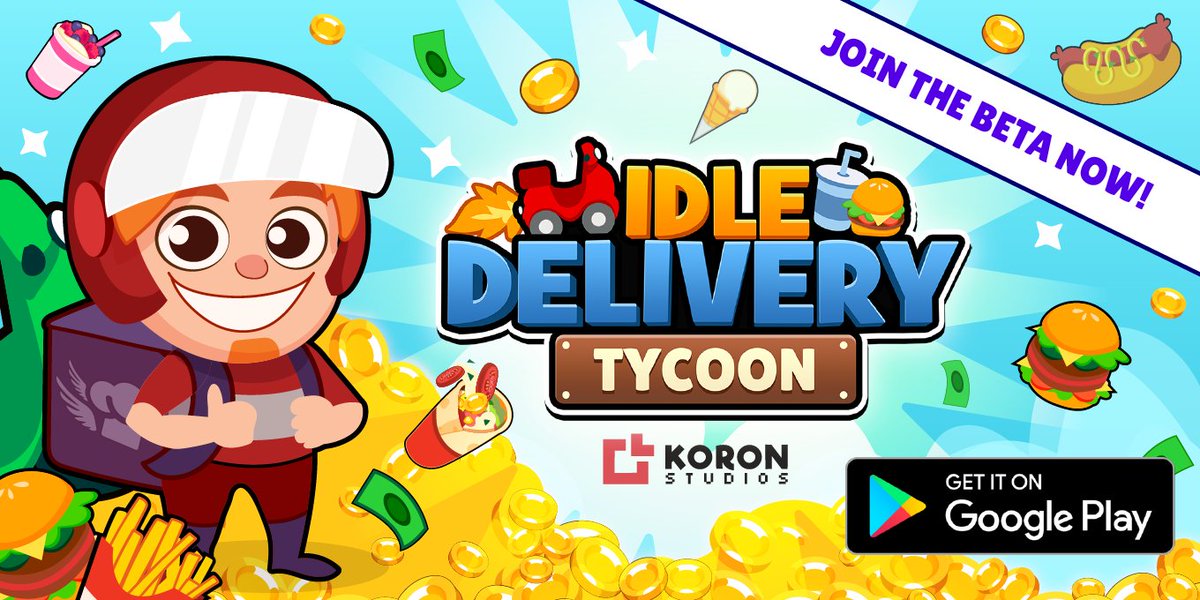 We've published Idle Delivery Tycoon in Open Beta!!! Manage your own food delivery company and become a tycoon!!! Play it now on Google Play!!!

play.google.com/store/apps/det…