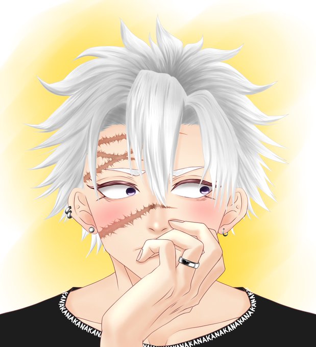 ぬんくさんがTwitterに投稿した不死川実弥(鬼滅の刃)のイラスト。