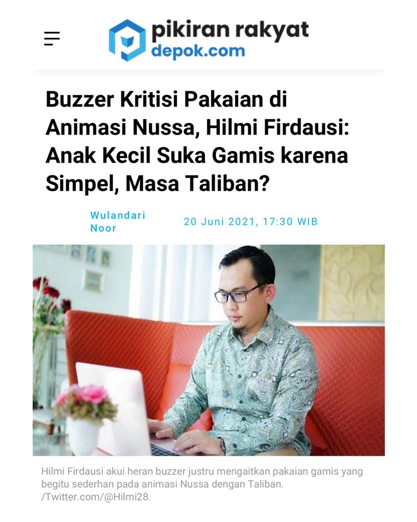 Hilmi28's tweet photo. Tuh kaan...malah jadi promosi gratis buat Film Nussa Rara 😅 https://t.co/U3ntHzOJCi