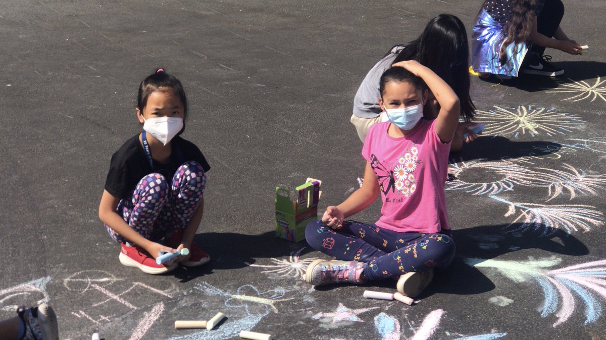 Principal_Soto's tweet photo. SUPER SUMMER ACADEMY
4th of July Chalk-a-thon
#SavannahStudentLeaders
#JansonStudentLeaders
#EncinitaStudentLeaders
#ShueyStudentLeaders
@CommunicateRSD @TheLeaderinMe @NAESP @Shueysharks1 @PrincipalChang @Jansonprincipal https://t.co/koepJDiynz