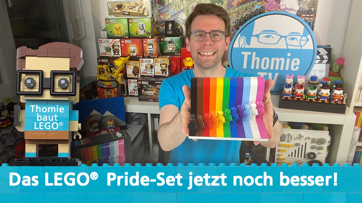 Thomie_ch's tweet photo. #EveryoneIsAwesome: Das erste #LEGO #Pride-Set steht fรผr Vielfalt und Inklusion. Etwas am Set bemรคngle ich aber โ und habe es gleich optimiert. Jetzt sind wirklich alle super! Schaut jetzt mein neues Video: https://t.co/UUsuKl0pD4
#Lego40516 #LGBTQIA #LegoPride https://t.co/1faI3qGm1X