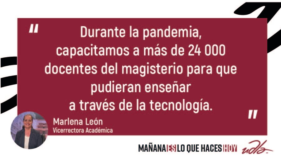 UDLAEcuador's tweet photo. #UDLAEnMedios 📺| Nuestra Vicerrectora Académica, Marlena León,  participó en @Hora25Ec de @teleamazonasec, donde abordó sobre los retos de la educación superior en el país 🇪🇨.

Revisa el programa completo 👉 https://t.co/beeUAGeE0u

#MañanaEsLoQueHacesHoy https://t.co/3zT8dFx51g